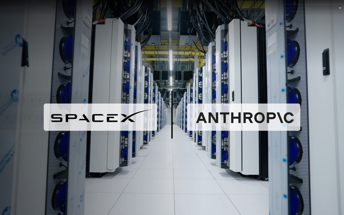 XFreeze's tweet photo. Anthropic just revealed a massive AI compute agreement with SpaceX

The deal involves up to $84.5 BILLION in compute commitments through 2029

Anthropic is tapping into SpaceX’s Colossus AI infrastructure, showing how valuable large-scale compute has become in the AI race

The future of AI is not just about better models....it’s about who can build the massive infrastructure underneath them

SpaceX is building the backbone of AI infrastructure.....an advantage built on massive compute, power and infrastructure