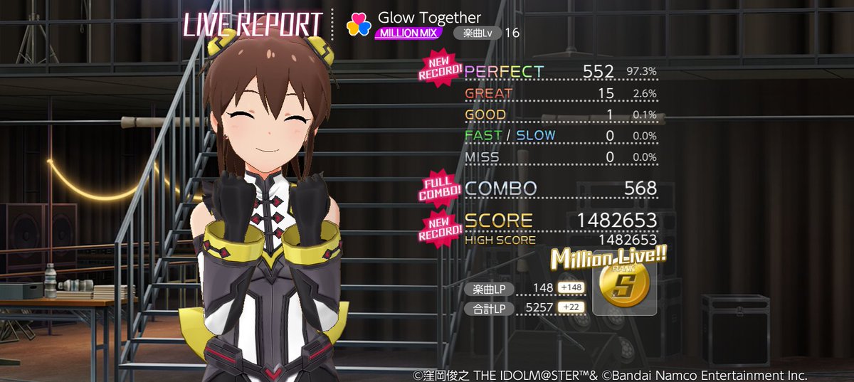 fangliang13's tweet photo. Glow Together
MILLION MIXのライブレポート

#ミリシタ https://t.co/i5zTjL1XAP