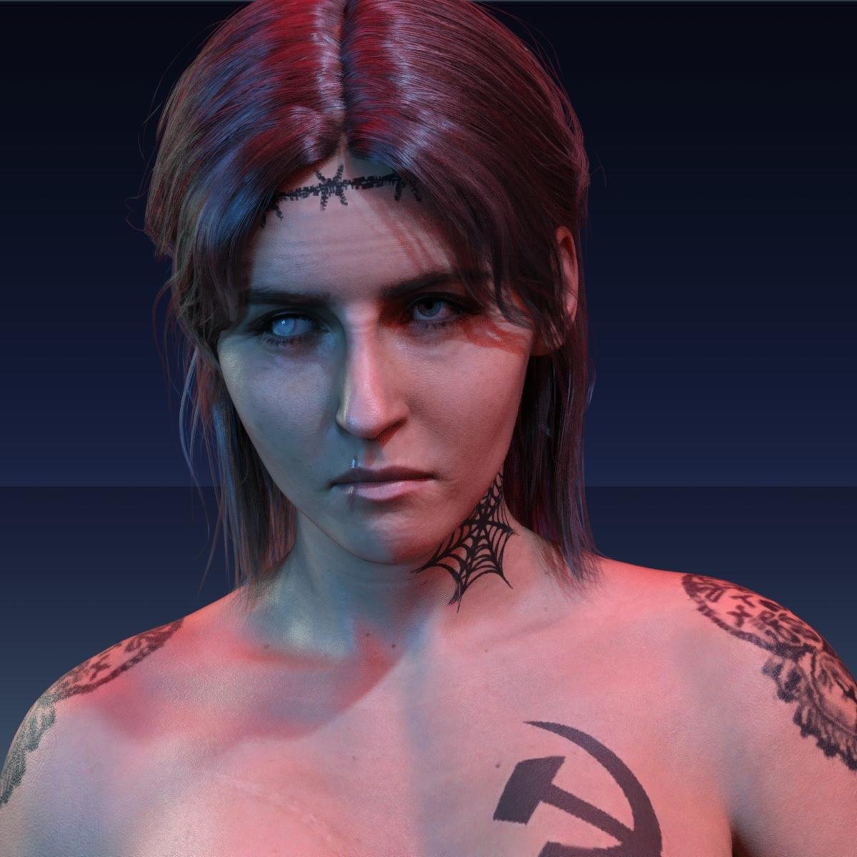 thraximunder9's tweet photo. One more because I feel proud of myself with this OC comm lol. 27meek's OC on Tumblr. #custommodel #crimeboss #femmefatale https://t.co/cqaixYJj5a