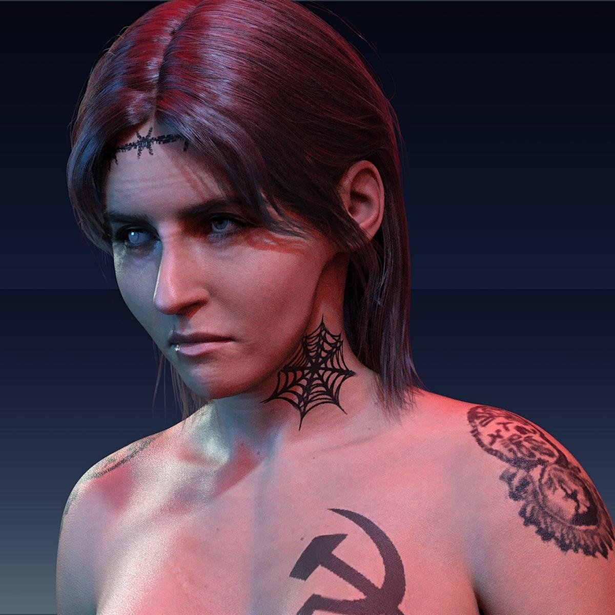 thraximunder9's tweet photo. One more because I feel proud of myself with this OC comm lol. 27meek's OC on Tumblr. #custommodel #crimeboss #femmefatale https://t.co/cqaixYJj5a