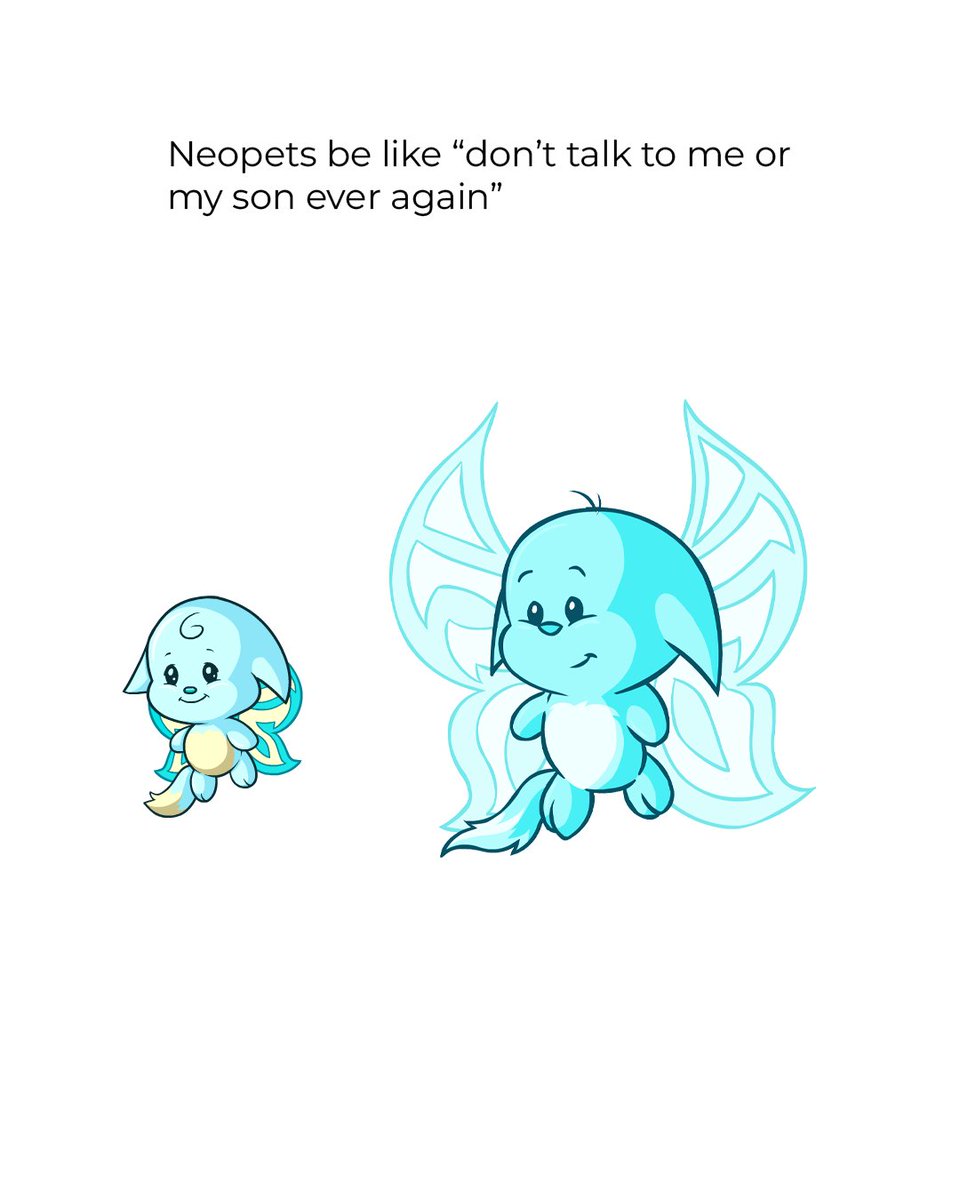 Neopets's tweet photo. New baby faerie prismatics are available in the styling studio! 🌟 Which style is your favourite? 🖌️ https://t.co/QiZSmh2i6W