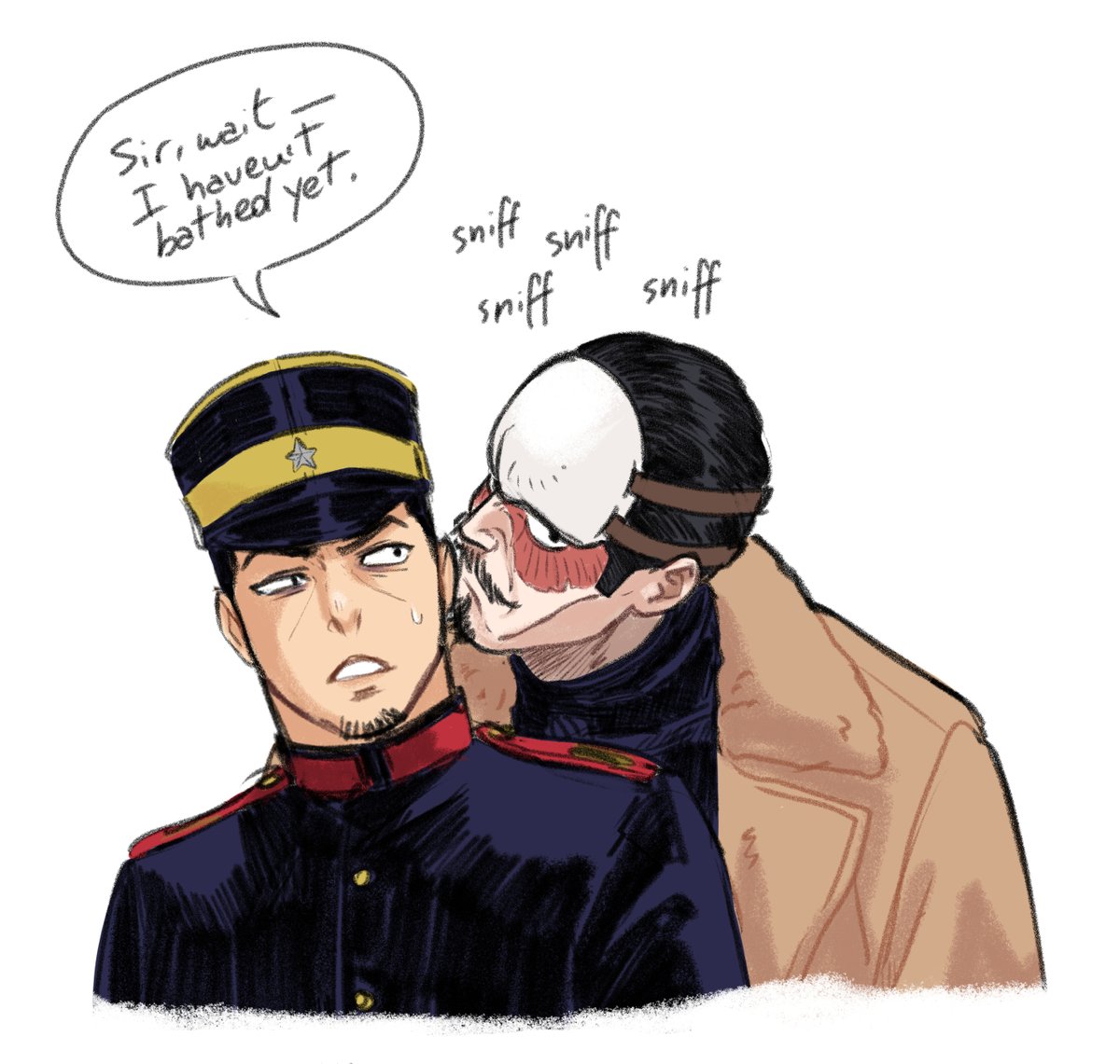 farisaki's tweet photo. idk teehee, i missed drawing tsurutsuki

#goldenkamuy https://t.co/HPqvJKZdpw