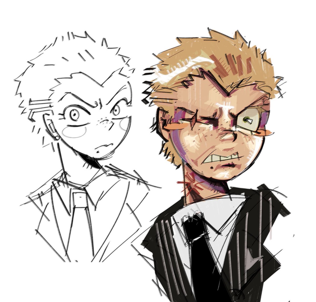 maqqano's tweet photo. i forgot i did this i hate my le job #danganronpa https://t.co/IbeVstalbv