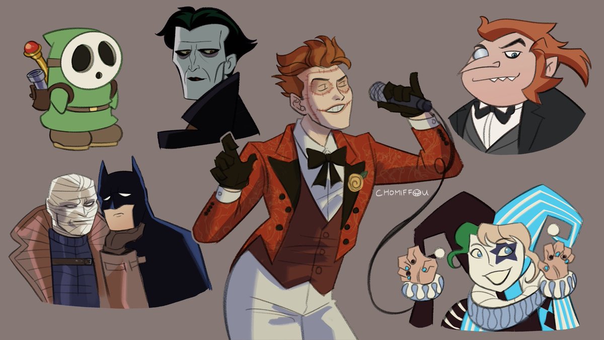 chomiffou's tweet photo. All the requests for my 1k celebration!!
#dcfanart https://t.co/bbeWwR9M8w