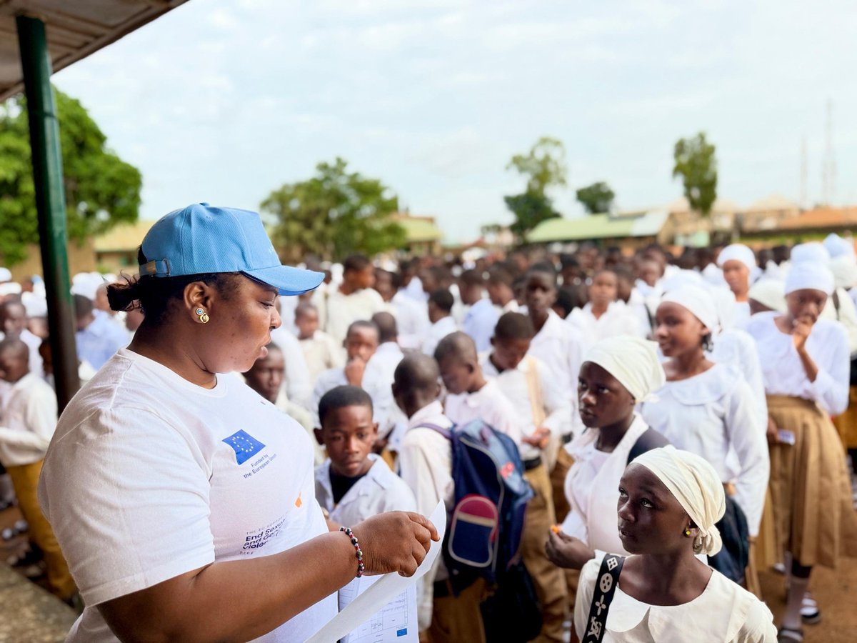 ESGBV_NG's tweet photo. #SafeSchoolsKaduna continued today with students at Government Secondary School, Narayi, and Government Upper Basic School, Television, engaging directly with the realities of School-Related Gender-Based Violence (SR-GBV) and what they can do when their safety is threatened. https://t.co/zNyPJgyQjJ