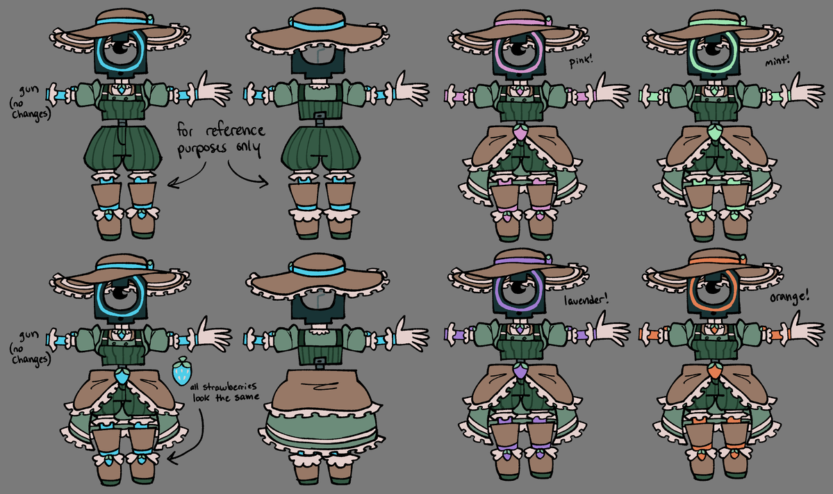 highresartber's tweet photo. i never actually posted my skin submissions for the contest hrrmmrmm. Zoomer https://t.co/LBO9rcbG4U