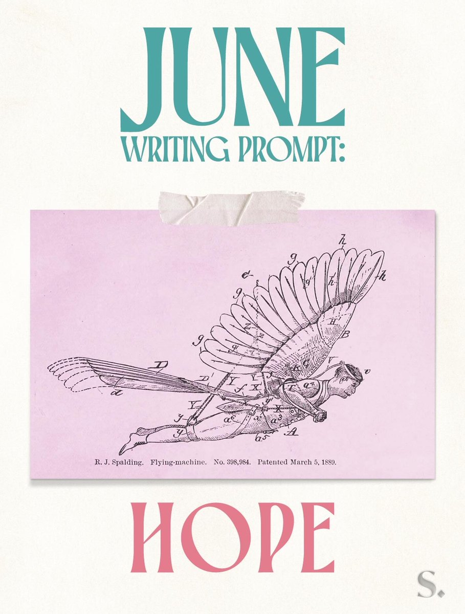 ReynaBuschnn's tweet photo. This month’s writing prompt is: Hope! We may not be accepting submissions, but other great publications are. Check our previous post for details—or whisper hope to the wind, write it on a leaf, or spell it with alphabet pasta and eat it up. https://t.co/uLAFq2XjXC