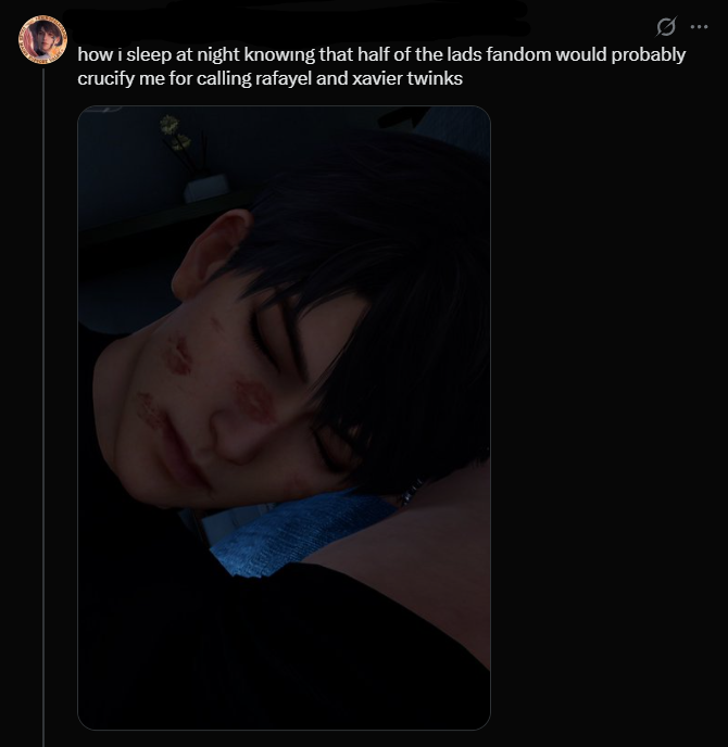 Skyla919's tweet photo. DO NOT use my caleb's pic while sprouting nonsense. A Ll might not be upto your taste valid asf but that doesn't mean you can put whatever labels you want on them. Respect one's identity and expression of it. This just shows to me how narrow your views on masculinity are tbh. https://t.co/BDKQ8EojDq