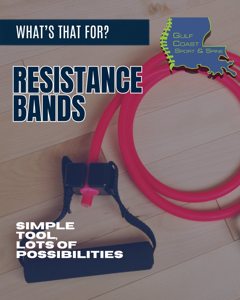 GCSS_Chiro's tweet photo. Don’t underestimate the resistance band 💪

These simple bands give us a LOT of options for helping patients work on strength, stability and controlled movement.

Sometimes improving how you feel also means strengthening the muscles that support how you move. https://t.co/bNhnSj2qYz