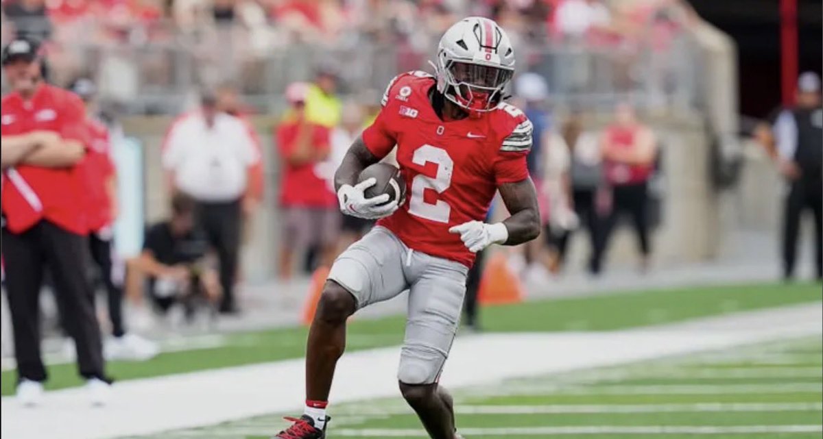 TheBuckeyeNut's tweet photo. So Ryan Day basically confirmed today that Legend Bey is healthy and his playing time vs. Iowa will come down to how he practices and whether he continues to build the coaching staff’s trust.

So what do you feel the REAL issue is with Bey right now? 👀

#Free2 https://t.co/1YflP958Nq