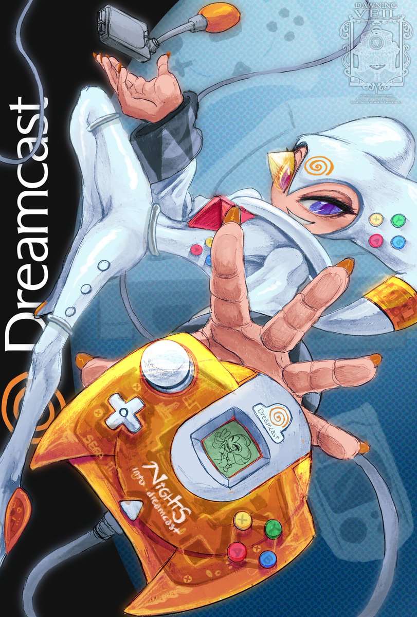dawningveil's tweet photo. a quick piece of @DP_tweets_stuff 's awesome Dreamcast NiGHTS 🧡💙✨️

#NiGHTSIntoDreams │ #NiGHTS https://t.co/FfUU5zOn84