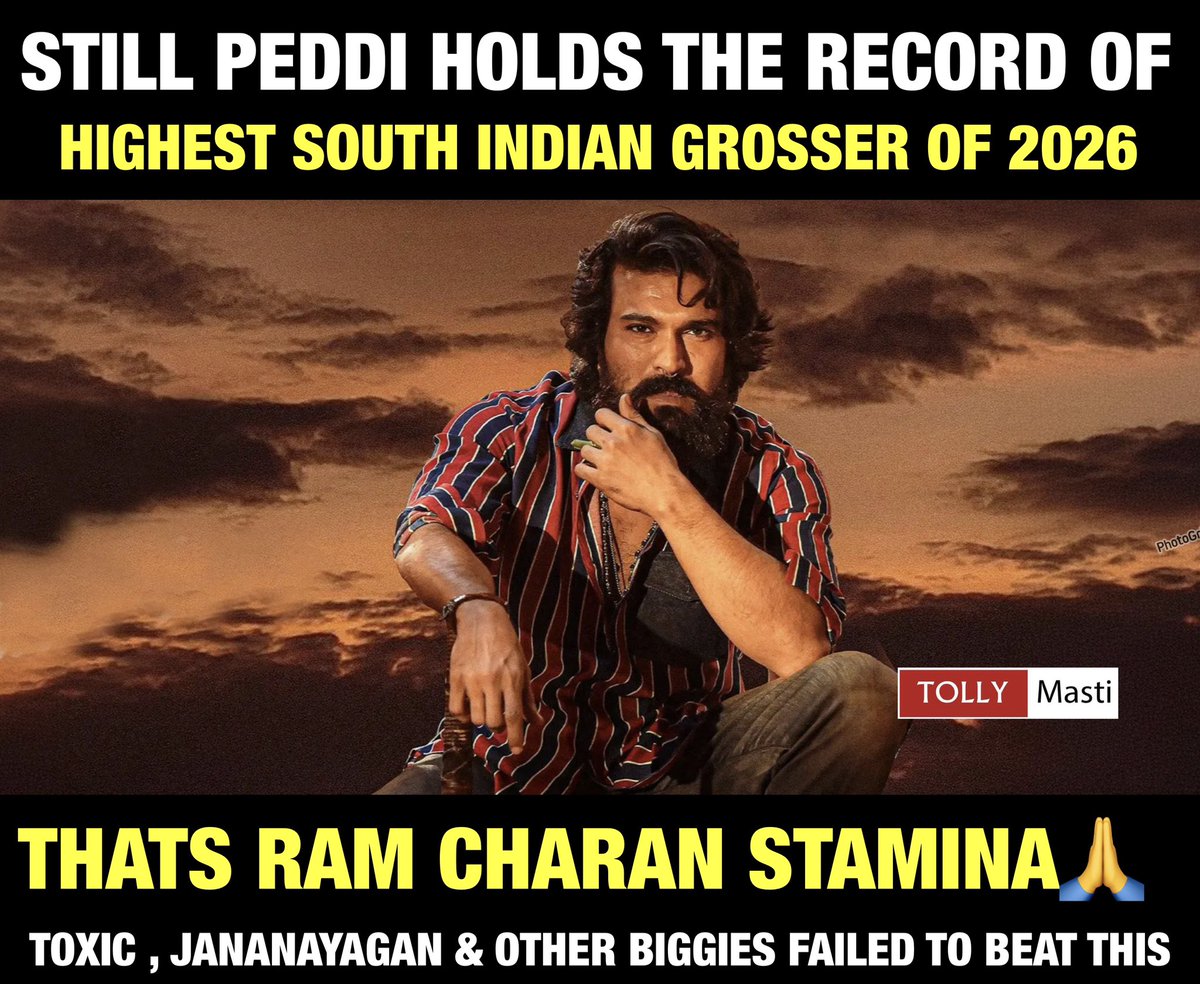 tollymasti's tweet photo. That’s #RamCharan 📈📈📈🥵🔥👑

#Peddi #Tollymasti @tollymasti https://t.co/WOZp9RoB7G