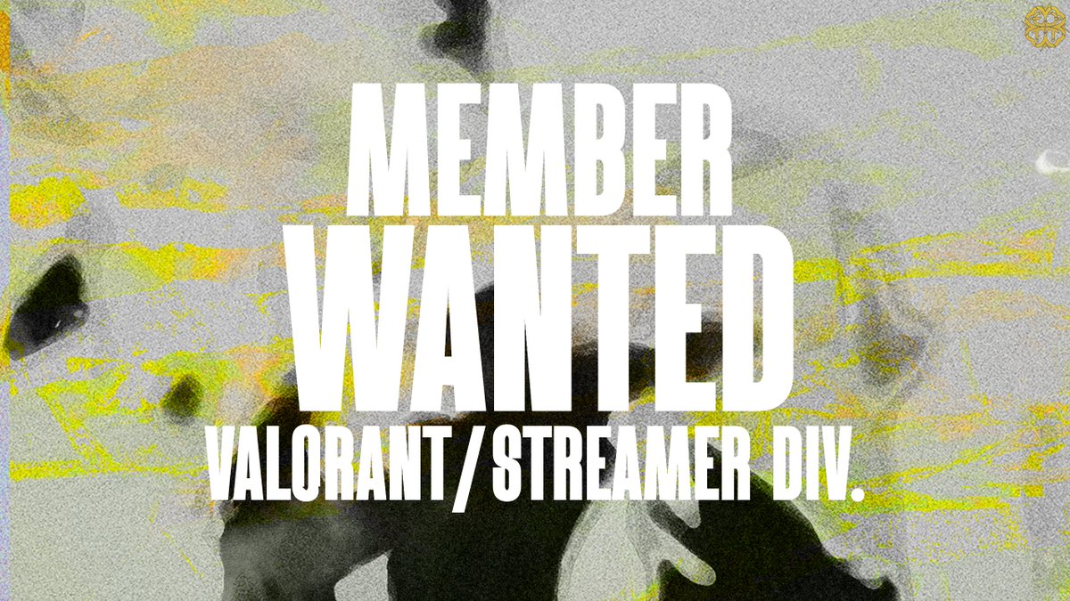 ECT_fortnite1's tweet photo. 🟨ECT｜#VALORANT-R
￣￣￣￣￣￣￣￣￣￣
ECT VALORANT-R、始動。

1st・2ndに続く、3rdのVALORANT部門。メンバー自身がチームを導き、成長していく場所。

◆応募方法
❶ @ECT_fortnite1 をフォロー
❷ 当ポストを♻️＆💛
❸ 応募フォームを記入 ↙️
https://t.co/fbP1H51pTu

#メンバー募集 #導けECT https://t.co/2Uoz6VZkiL