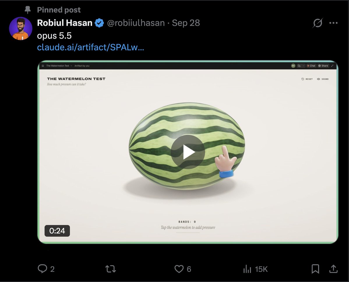robiiulhasan's tweet photo. 15K views in 24 hours on my watermelon test project 🤯 My account is not used to these numbers 😭 https://t.co/QhUMNjNg9H