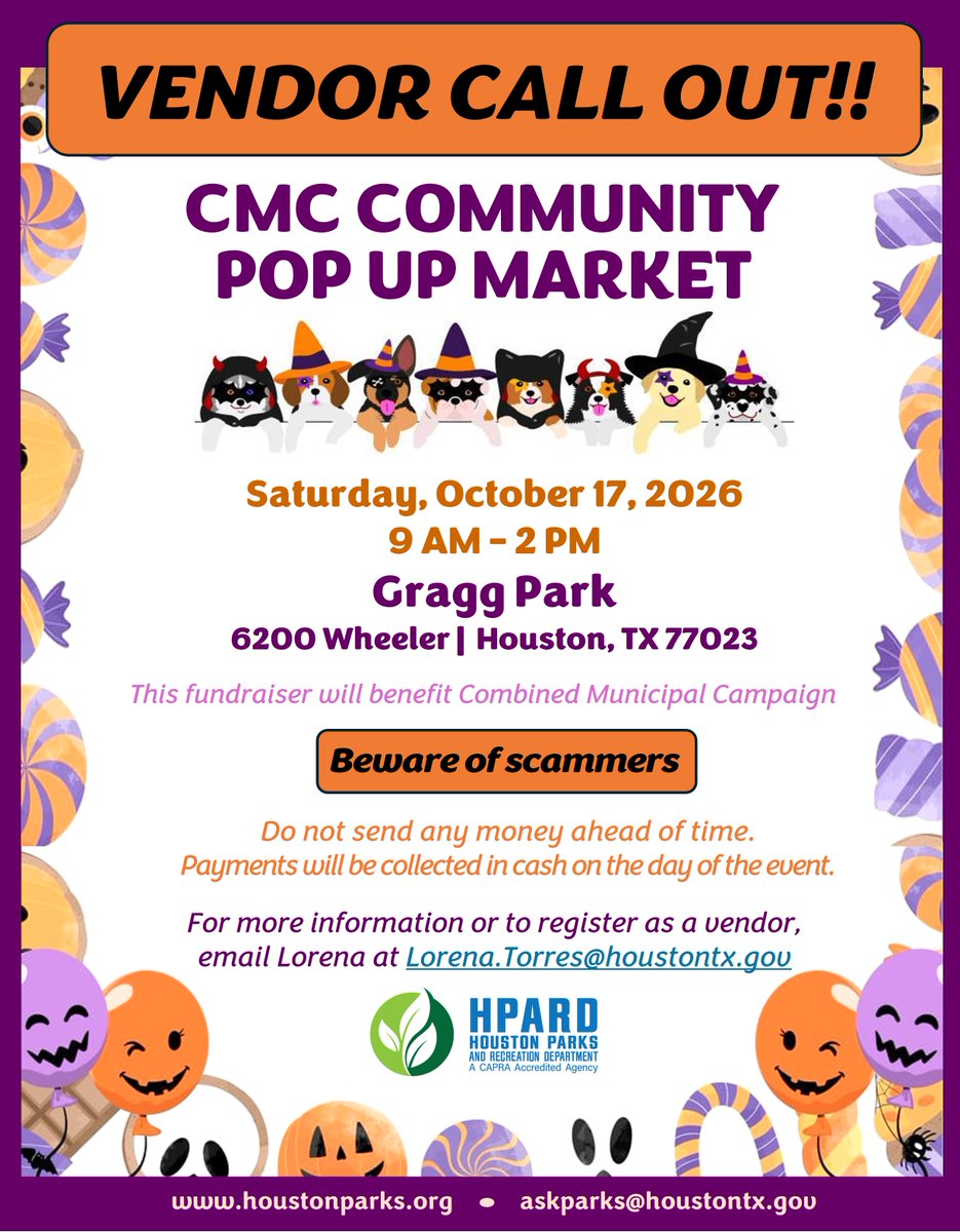 HPARD's tweet photo. Join the fun! Sign up today to be a vendor! https://t.co/ls3IQc7OSa