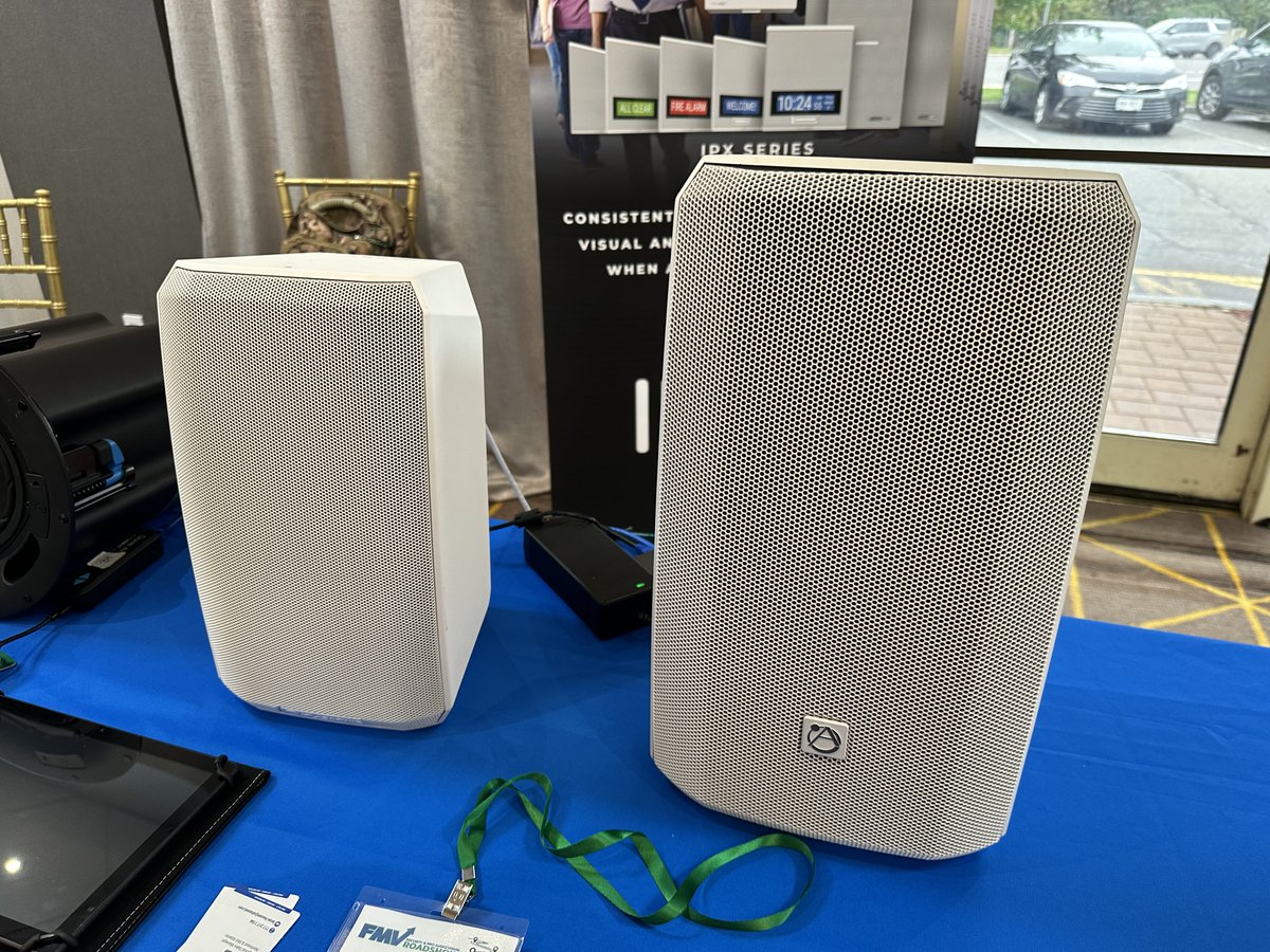 DaleProAudio's tweet photo. Checked out what's new from @Atlas_IED at the FM Valenti roadshow: new Atmosphere amps and Atlas+Fyne PoE speakers! #ProAV #CommercialAV https://t.co/1e1AaSVQCF