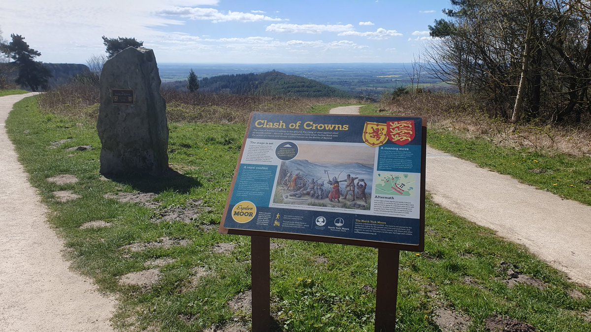 battleftrust's tweet photo. Battle of Byland. 14 October 1322
Edward II’s forces are defeated on top of Sutton Bank in Yorkshire by the Scots under Robert the Bruce. Edward barely escapes capture at nearby Rievaulx Abbey.
Further information at Battlefields Hub in our bio. https://t.co/t7Ekh6t4WB
