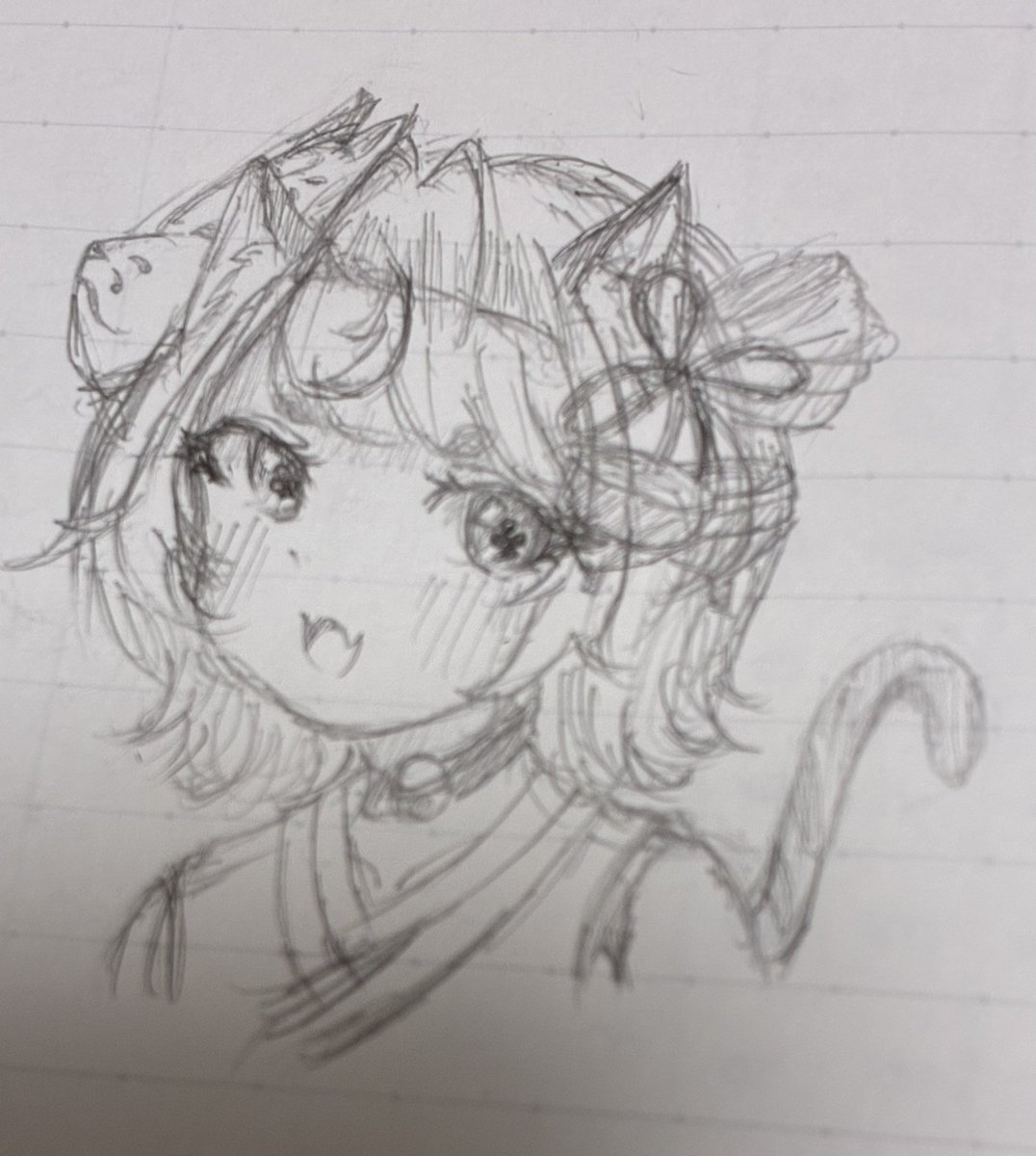 yamikibaumi's tweet photo. 学校で描いたの！ https://t.co/Oljg1rvgkk