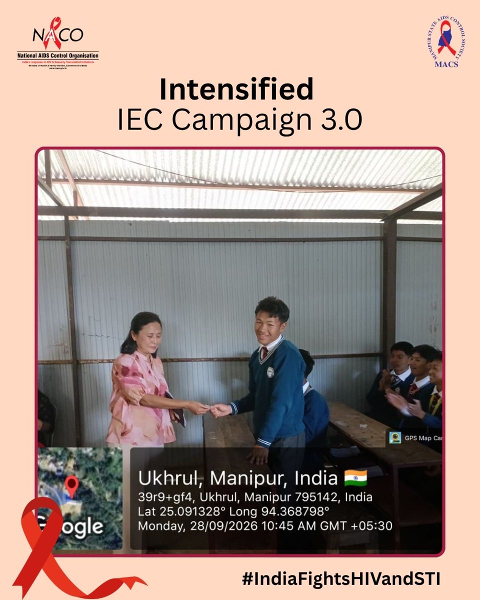 ManipurAIDS's tweet photo. As part of the 2-Month Intensified IEC Campaign by Manipur State AIDS Control Society school  awareness are conducted at various schools in Ukhrul district. 
#IndiaFightsHIVandSTI #KnowYourHIVStatus #HIVAwareness #HIVPrevention
#EndAIDS #EndStigma @NACOINDIA https://t.co/1IWe91eXu0