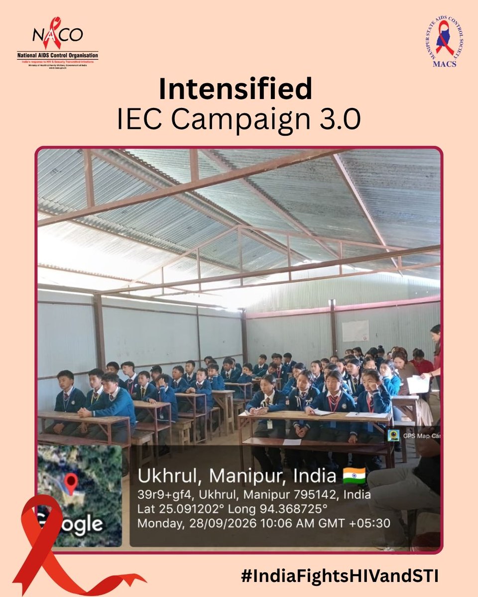 ManipurAIDS's tweet photo. As part of the 2-Month Intensified IEC Campaign by Manipur State AIDS Control Society school  awareness are conducted at various schools in Ukhrul district. 
#IndiaFightsHIVandSTI #KnowYourHIVStatus #HIVAwareness #HIVPrevention
#EndAIDS #EndStigma @NACOINDIA https://t.co/1IWe91eXu0