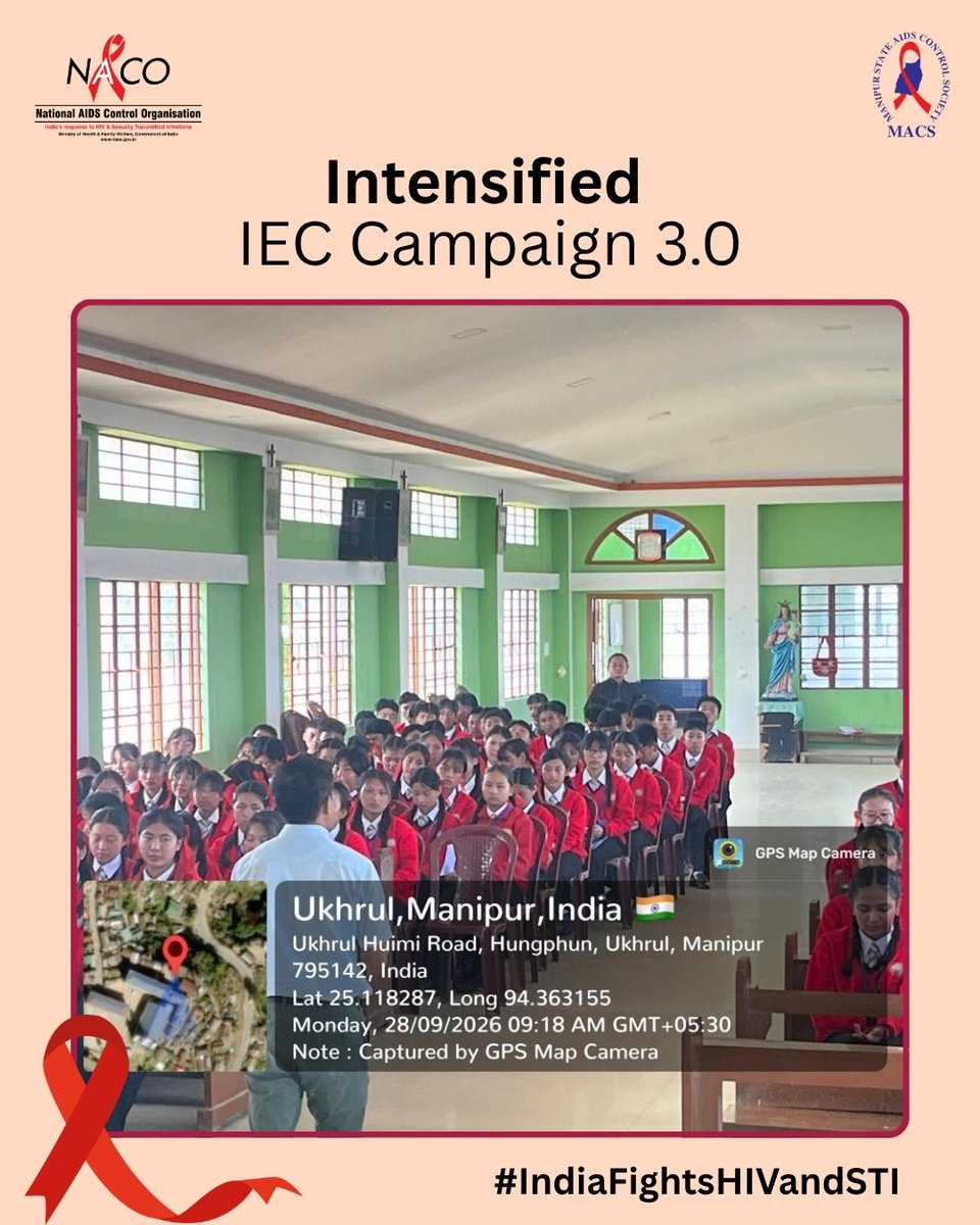 ManipurAIDS's tweet photo. As part of the 2-Month Intensified IEC Campaign by Manipur State AIDS Control Society school  awareness are conducted at various schools in Ukhrul district. 
#IndiaFightsHIVandSTI #KnowYourHIVStatus #HIVAwareness #HIVPrevention
#EndAIDS #EndStigma @NACOINDIA https://t.co/1IWe91eXu0