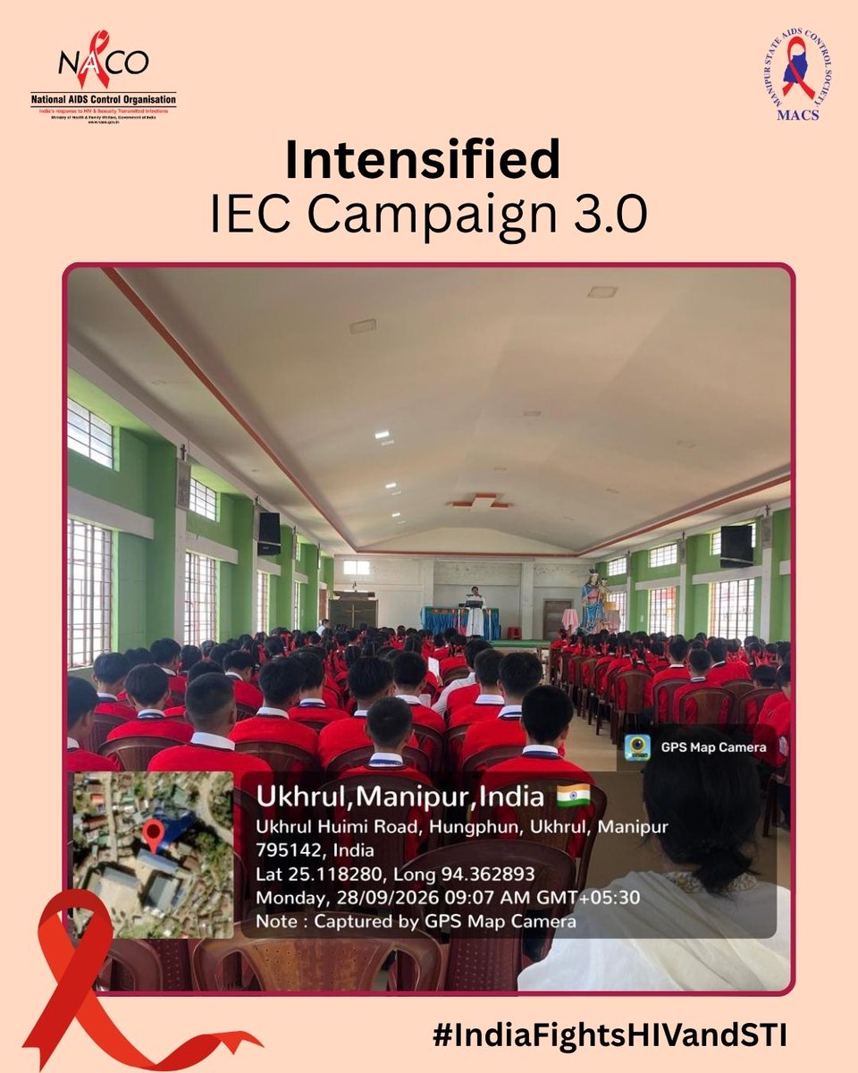 ManipurAIDS's tweet photo. As part of the 2-Month Intensified IEC Campaign by Manipur State AIDS Control Society school  awareness are conducted at various schools in Ukhrul district. 
#IndiaFightsHIVandSTI #KnowYourHIVStatus #HIVAwareness #HIVPrevention
#EndAIDS #EndStigma @NACOINDIA https://t.co/1IWe91eXu0