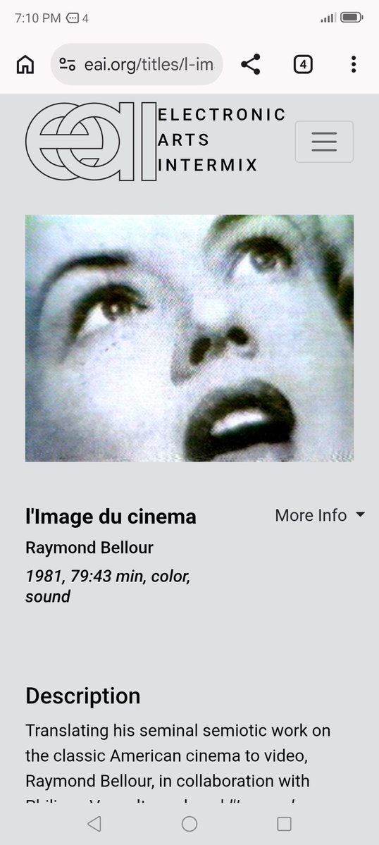 latratory's tweet photo. L'Image du Cinéma 1981
Raymond Bellour 
https://t.co/U6iNhoNk8u https://t.co/FE66AdxRz7