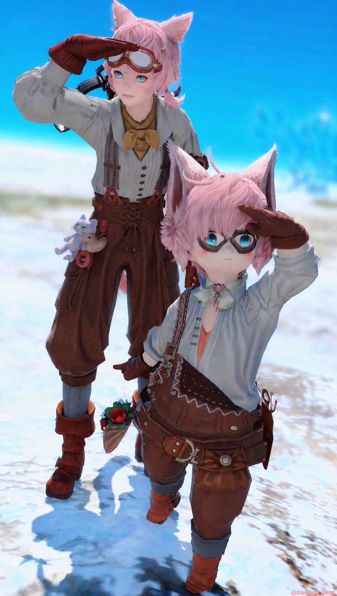 mofumofu_ff14's tweet photo. ちびヴィスナちゃん🥽🐾
#おはララ #FF14 #ララフェル https://t.co/k3QJJDRkxh