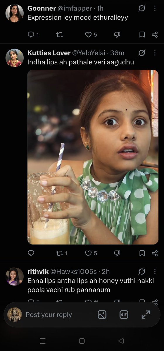 AtittaKarikala1's tweet photo. Take severe action against these potential pedoph!les! He blocked me the very next second after I quoted. Suspend accounts that display sexual desire towards children like these. I hope CM Vijay will pay attention to this. @tnpoliceoffl @TNpolice_cz @Childhelpindia @TVKVijayHQ @tvkvijay