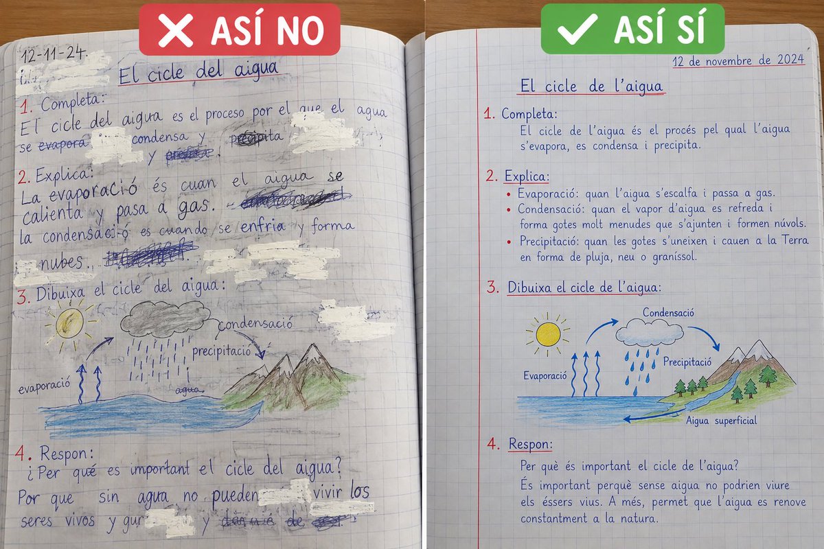 BeatrizCerdan's tweet photo. SI TU LIBRETA PUDIERA HABLAR…

“¿Qué has hecho aquí?”

ASÍ NO.
ASÍ SÍ.

No es estética.
Es aprender a trabajar con orden. https://t.co/RY7tO43u2S