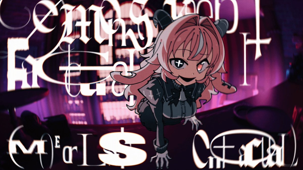 _Quga's tweet photo. Aiobahn +81 feat. DEMONDICE
『DEMON'S SHOT』
[Theme for PUKEY GODDESS SHOT TRICK]

タイトルロゴ、リリックなどグラフィックデザインを担当しました。よろしくお願いします！ https://t.co/Xgm71vrHoF