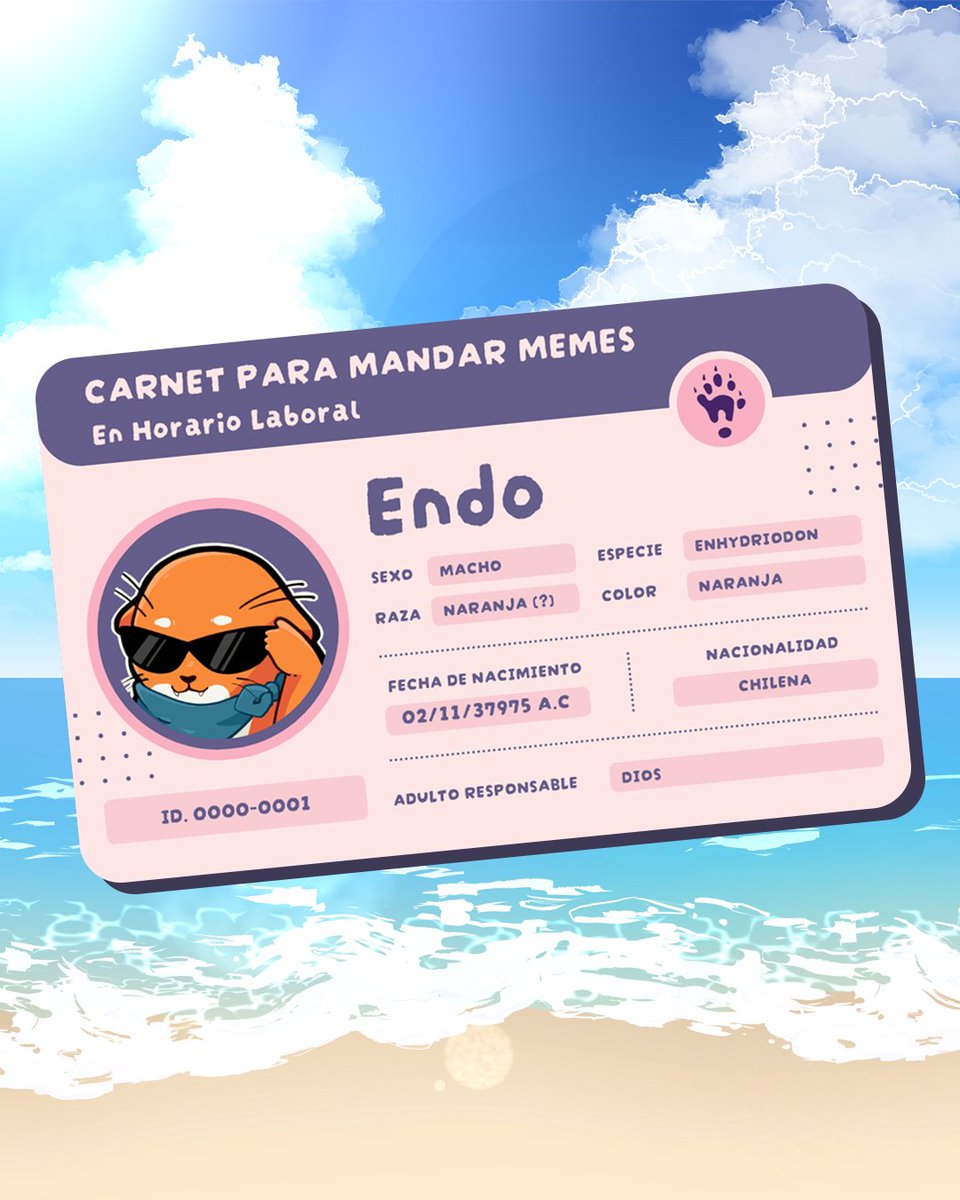 EndoShiraiga's tweet photo. Después de años de esfuerzo, finalmente conseguí mi carnet profesional👀
Todo en regla 😎🐾
¿Ustedes ya tienen el suyo?

#VTuber #VTuberES #Memes https://t.co/goelGNbCky