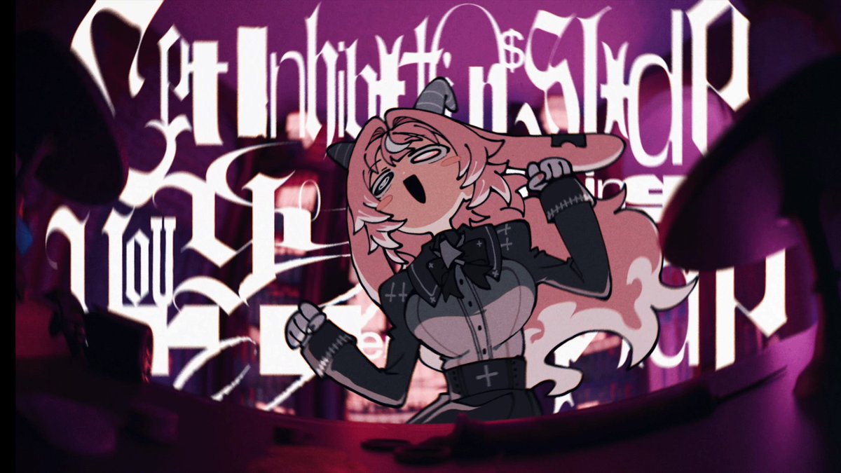 _Quga's tweet photo. Aiobahn +81 feat. DEMONDICE
『DEMON'S SHOT』
[Theme for PUKEY GODDESS SHOT TRICK]

タイトルロゴ、リリックなどグラフィックデザインを担当しました。よろしくお願いします！ https://t.co/Xgm71vrHoF