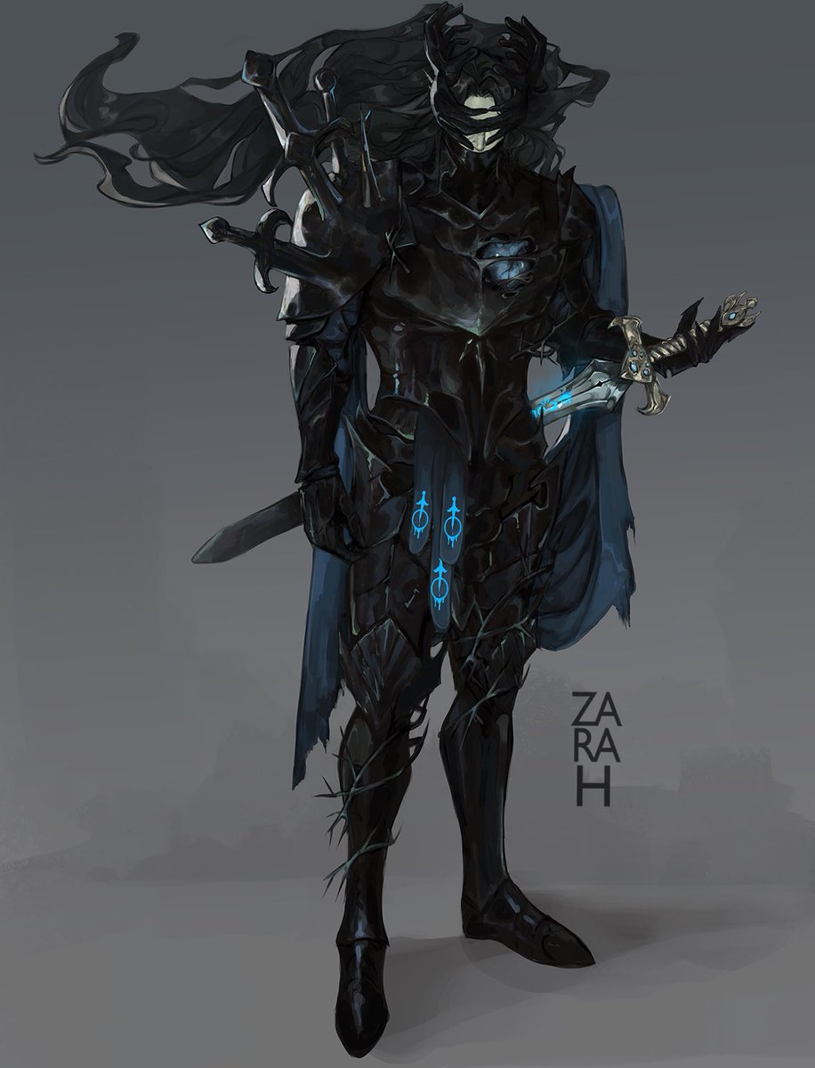 zarahartist's tweet photo. My paladin Raine’s new armor. (Today is the 5 yr anniversary of our game!) https://t.co/F1hGLvoGfz