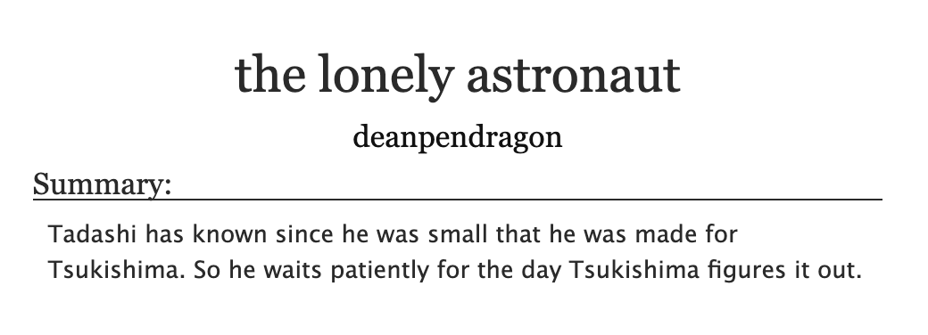 deanpendragon's tweet photo. SURPRISE (not really)! another tsukkiyama canon-compliant long fic for you all. at the very least i'll be posting a new chapter every week. i'm so thrilled to finally start sharing it so it's not in my head 🌗  https://t.co/bP5vmBkMc5 https://t.co/8zg2CDiUai