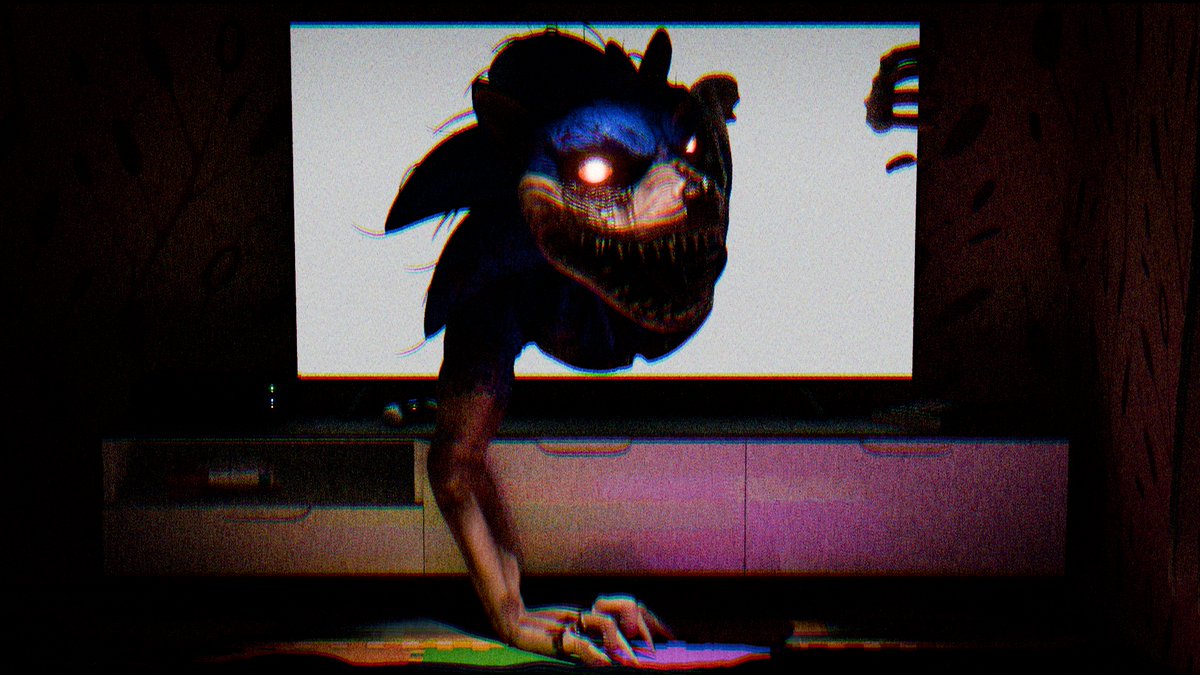 SamuelArtston's tweet photo. Sonic.exe is coming for you https://t.co/mtU5hw5BV0