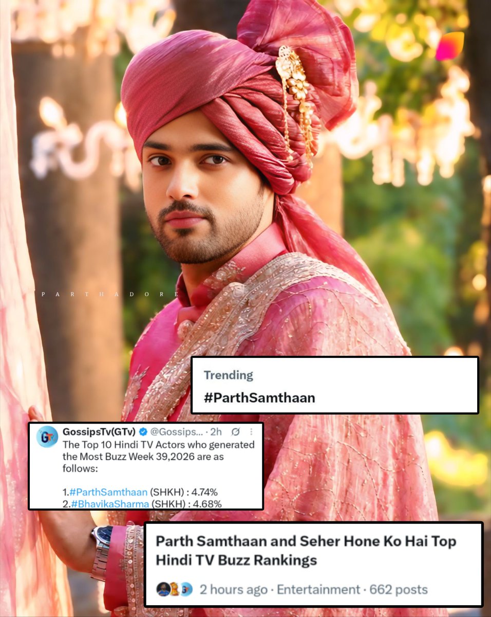 Parthadore's tweet photo. Day-by-day Parth is ruling 

#ParthSamthaan #SeherHoneKoHai #MahidNiyazi https://t.co/RAtIfXqp3n