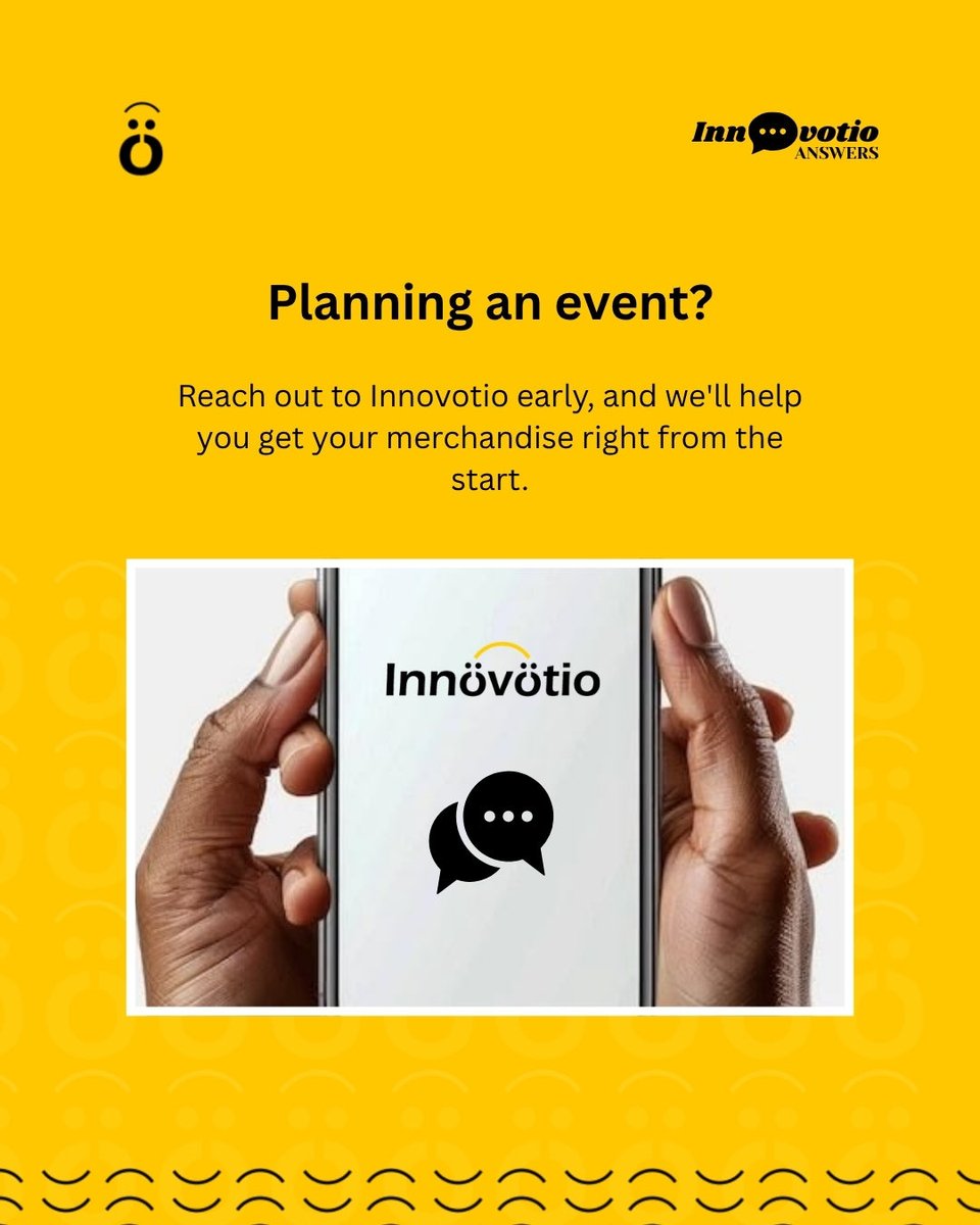 innovotio's tweet photo. The best event merchandise starts with planning ahead. Give your brand enough time to get the right products, quality, and quantity without the last-minute pressure.

#Innovotio #BrandedMerchandise #EventPlanning #CorporateBranding #EventMerchandise https://t.co/gnR0KYgfTB