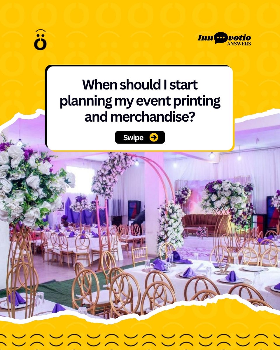 innovotio's tweet photo. The best event merchandise starts with planning ahead. Give your brand enough time to get the right products, quality, and quantity without the last-minute pressure.

#Innovotio #BrandedMerchandise #EventPlanning #CorporateBranding #EventMerchandise https://t.co/gnR0KYgfTB