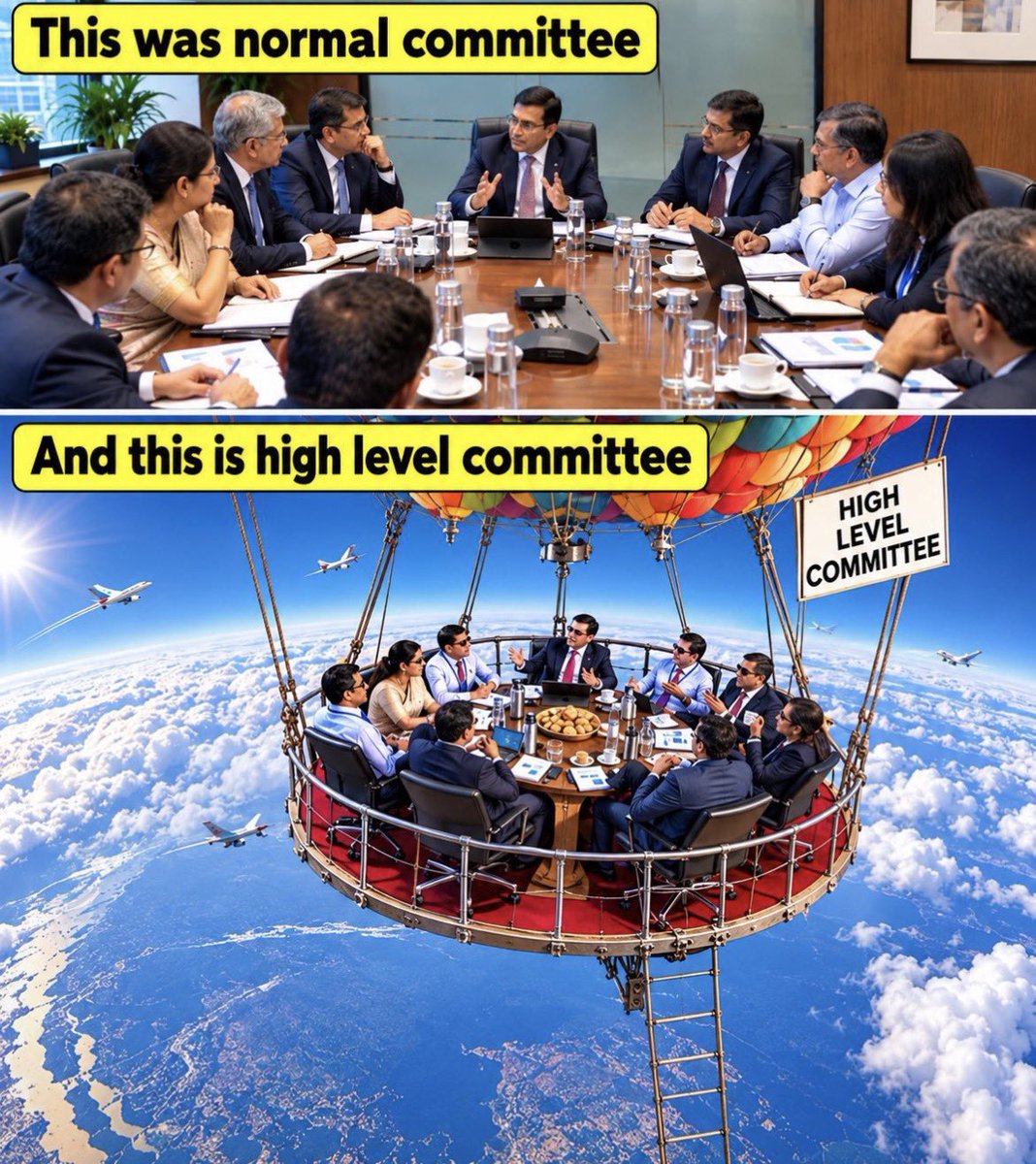 GenZBankerClub's tweet photo. IBA + UFBU = High-Level Committee 🤝

Tomorrow they will meet to discuss what they discussed yesterday about what they will discuss tomorrow.

Meanwhile, bankers are still waiting for the actual update. 😂

#UFBU #5DayBanking #BankStrike #5DayBankingNow https://t.co/S7evZHjTOG