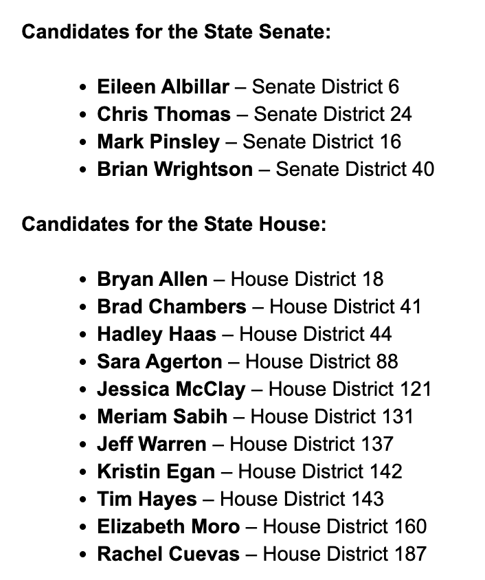 StephenJ_Caruso's tweet photo. Inbox: Gov. Josh Shapiro has endorsed 15 state legislative candidates in key battleground districts across the commonwealth. https://t.co/y0cXywkICU