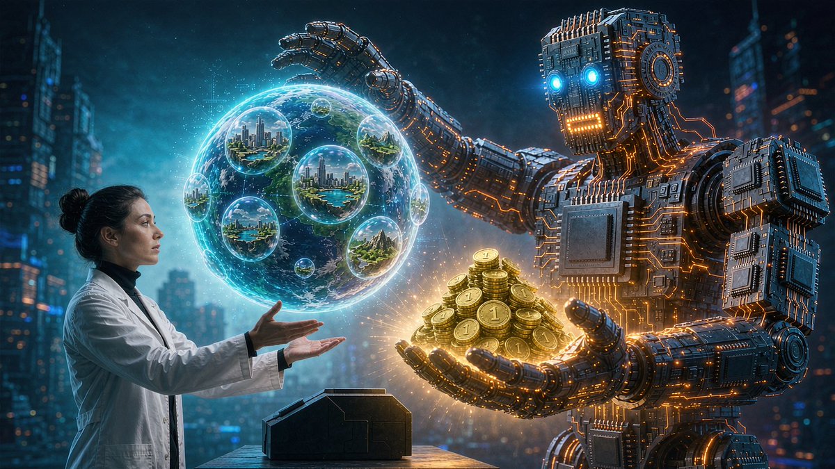 MelaxyGame's tweet photo. AMD just paid $8.2B for Fei-Fei Li's World Labs. 🌍💰
World models are game engines without players — yet.
The woman who taught AI to see is now selling it worlds.
The chipmaker didn't buy a lab. It bought the blueprint of the next game engine. 🎮
#Melaxy #AMD #WorldLabs #AI #Gaming