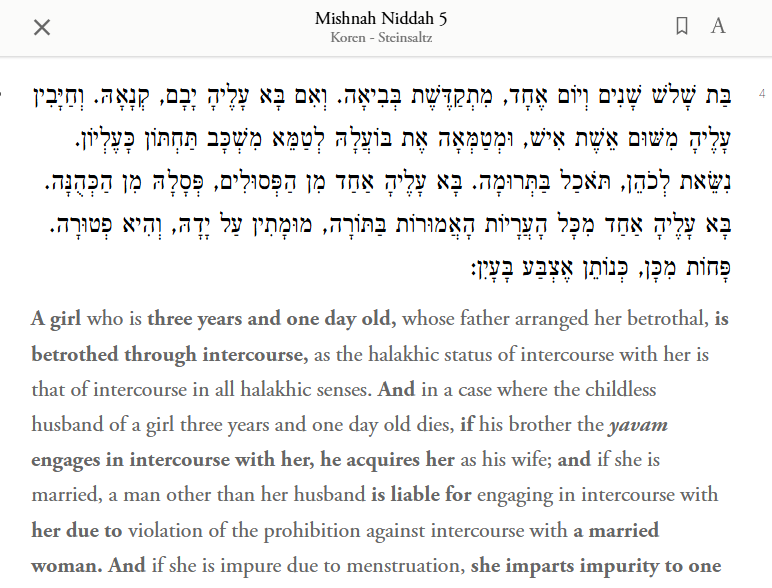 KarlRadl's tweet photo. The Talmud also teaches that you can shag a three year old. https://t.co/Xju4vn8Ec3