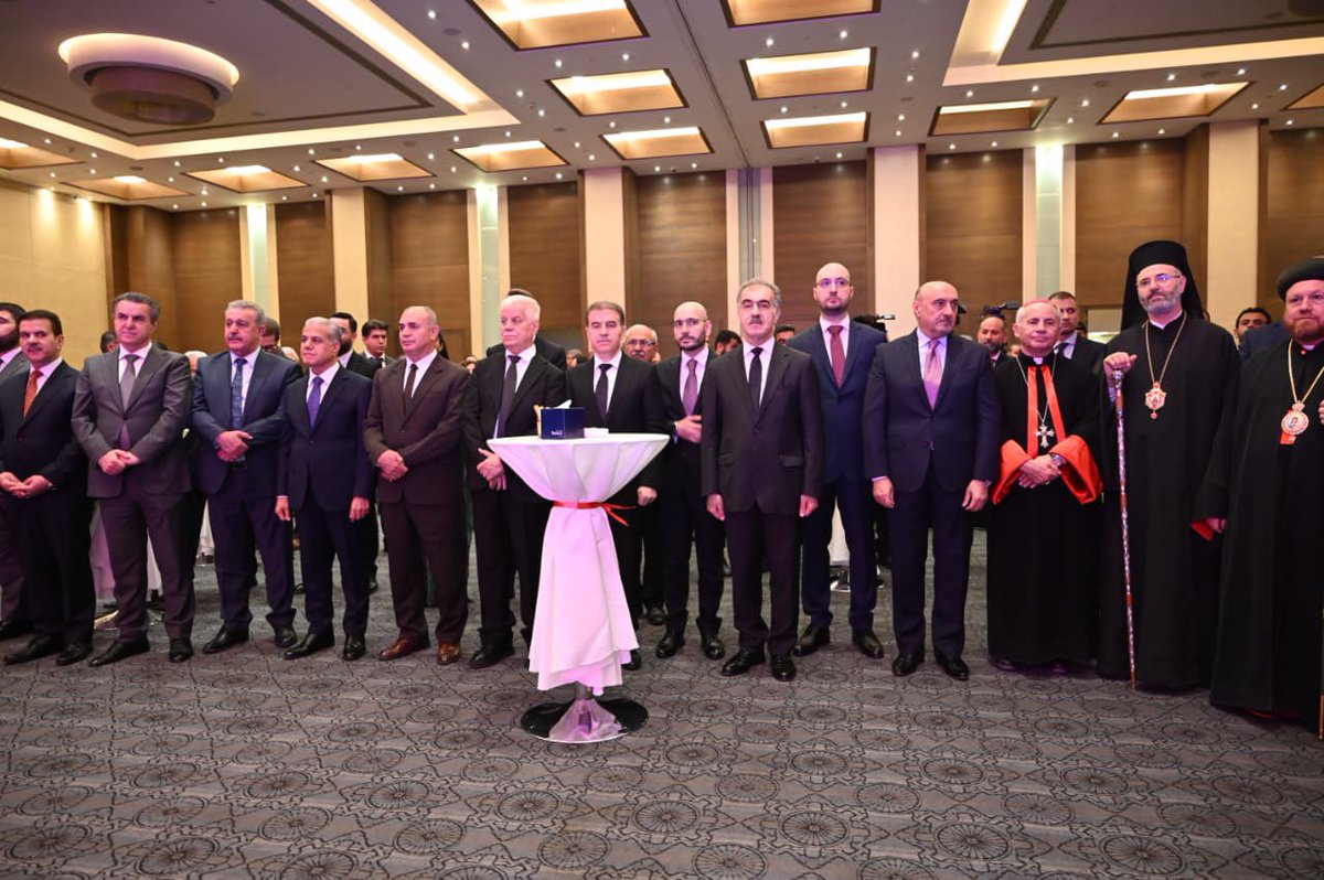 heminhawrami's tweet photo. On behalf of President @masoud_barzani took part at the Armenia Independence Day ceremony in Erbil. Conveyed His Excellency President Barzani’s warmest congratulations to the Armenian Ambassador in Iraq and the Armenian Consul General in Erbil. https://t.co/npolEvZnq7