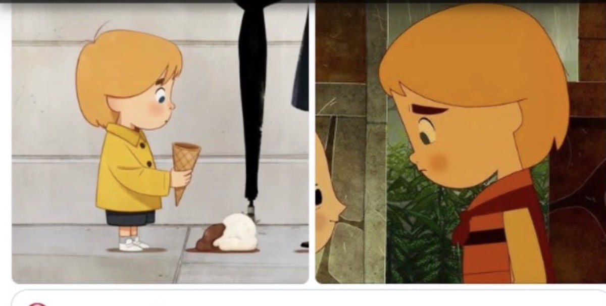 tommmoore's tweet photo. My son Bens response to seeing his likeness as a child spat out by Generative AI https://t.co/5Aiwoe81B8