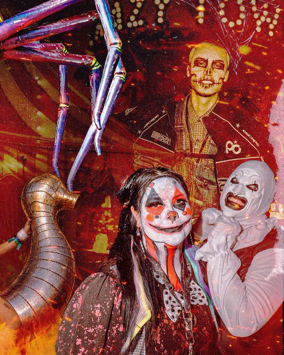 EscapeHalloween's tweet photo. The darkness is getting closer… 🩸🎪 Who’s ready for Halloween weekend at #Escape2026? 😈 https://t.co/jIIBlBRHvS