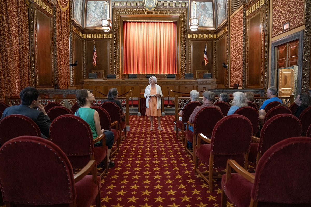 OHSupremeCourt's tweet photo. A record number of visitors toured the Moyer Judicial Center this September during the Supreme Court's Open Doors evenings.
Read about it ➡️ https://t.co/Ixj5Gu95Hb https://t.co/kSU2oKXXRw