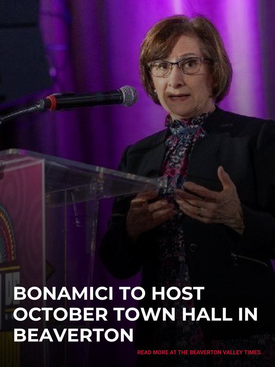 ValleyTimes's tweet photo. U.S. Rep. Suzanne Bonamici will answer questions from attendees and provide an update about her work in Congress at a town hall meeting next week.

Read more at the link in our bio. https://t.co/qR6NgNrM0k