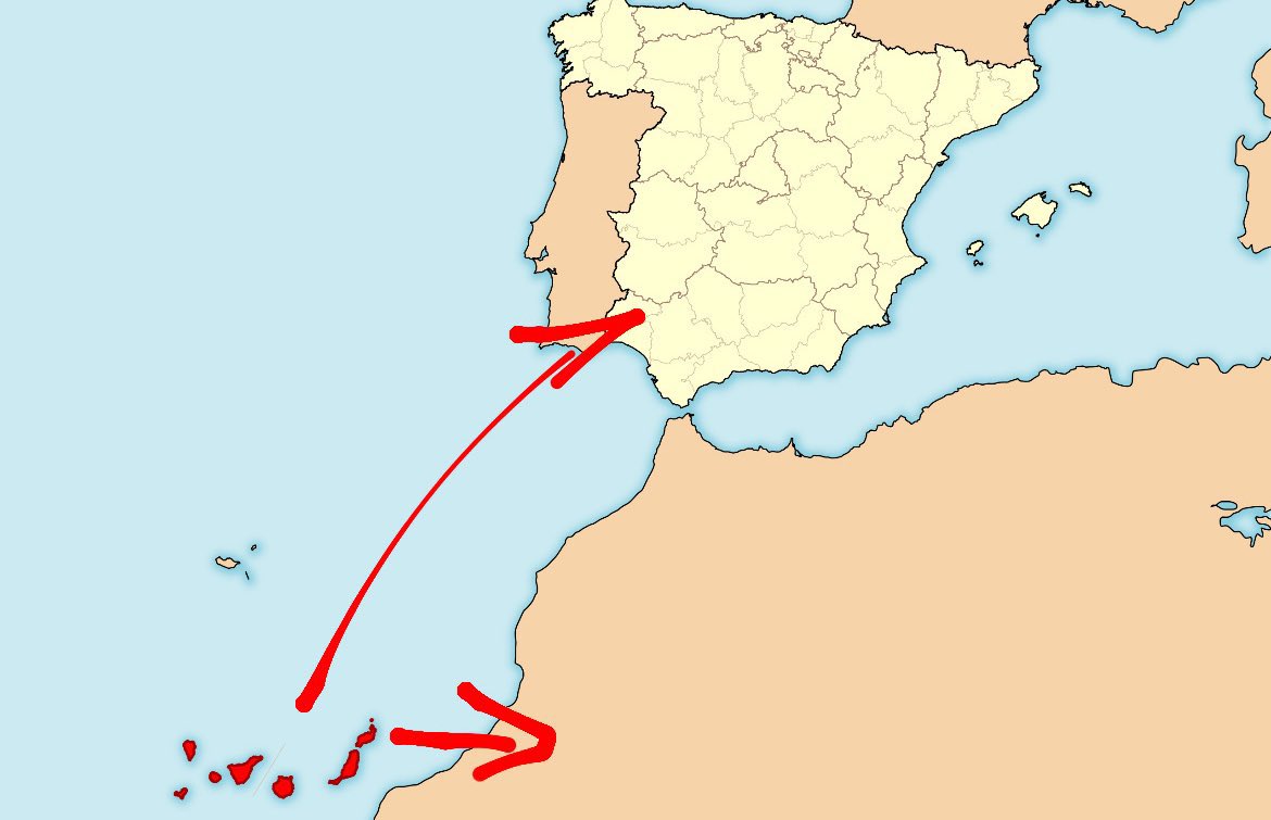 sarasvnt's tweet photo. “Hay que ser paleta” dijo el señoro que no sabe mirar un mapa ni atendió en clase de geografía en primaria. https://t.co/YhBSIn5mrO