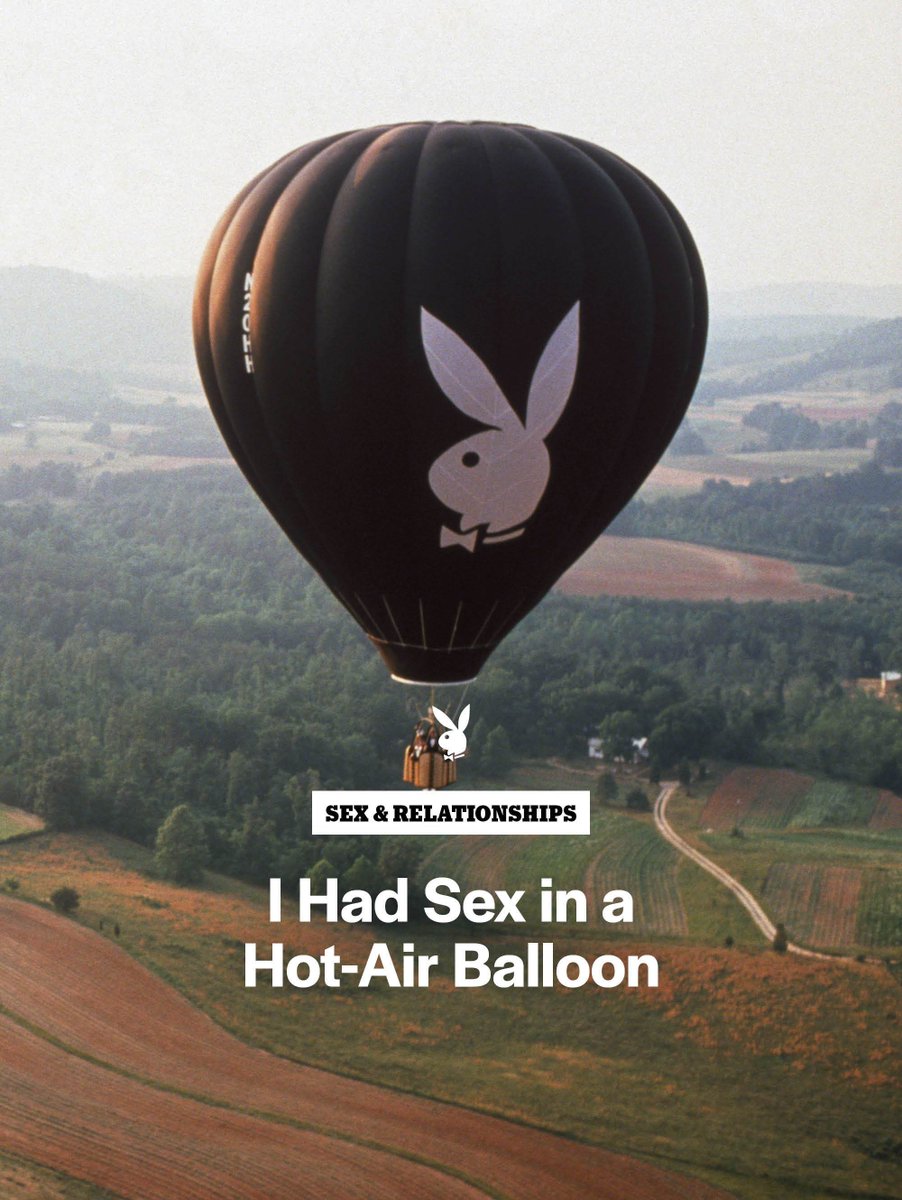 Playboy's tweet photo. For $1400, a California company will help you join the mile-high club: https://t.co/QmIddpB69x https://t.co/Yv5ZFkAaTo